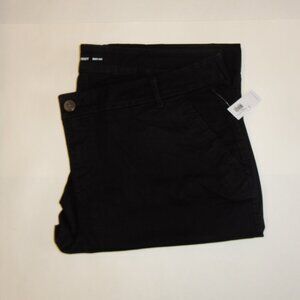 Old Navy Womens Boot Cut Black Chinos Size 18 NWT